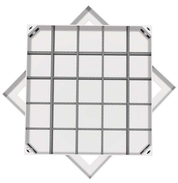 隆安不锈钢方井展示